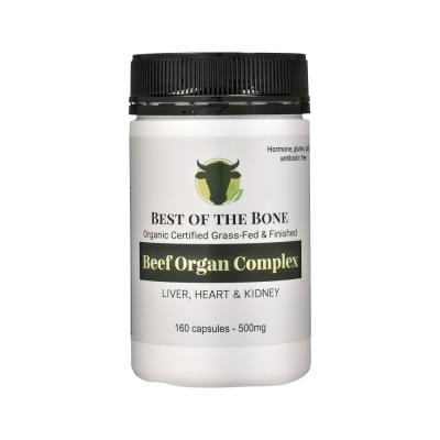 Best of the Bone Organic Beef Organ Complex Liver, Heart & Kidney 160c